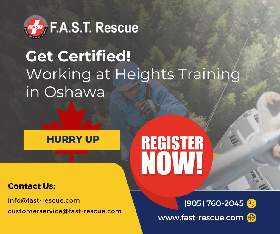 Working At Heights Training In Oshawa By Fast Rescue
